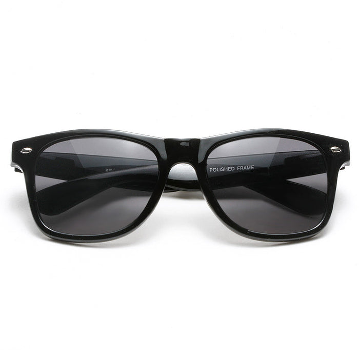 Jude Large Super Dark Horn Rimmed Sunglasses