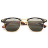 Magnus Vintage Cut-Out Half-Frame Sunglasses