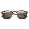 Magnus Vintage Cut-Out Half-Frame Sunglasses