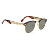 Magnus Vintage Cut Out Half-Frame Sunglasses