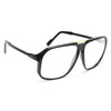 Hector Oversized Plastic Clear Aviator Glasses