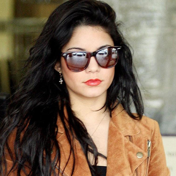 Vanessa Hudgens Style X Large Mirror Horn Rimmed Celebrity Sunglasses