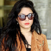 Vanessa Hudgens Style X Large Mirror Horn Rimmed Celebrity Sunglasses