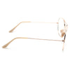 Classic 58mm Clear Aviator Glasses