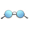 Mary Kate Olsen Style Vintage Round Color Mirror Celebrity Sunglasses