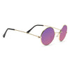 Mary Kate Olsen Style Vintage Round Color Mirror Celebrity Sunglasses