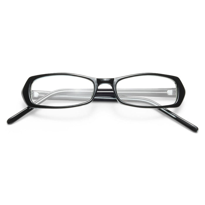 Jasper Chic Squared Skinny Clear Glasses