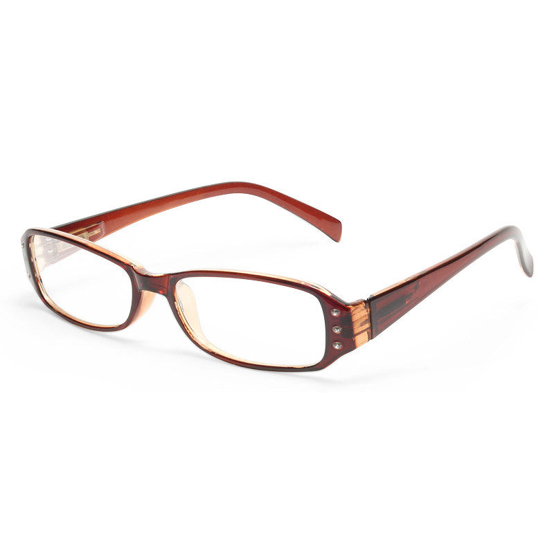 Harlow Rhinestone Slim Frame Clear Glasses