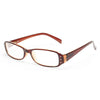 Harlow Rhinestone Slim Frame Clear Glasses