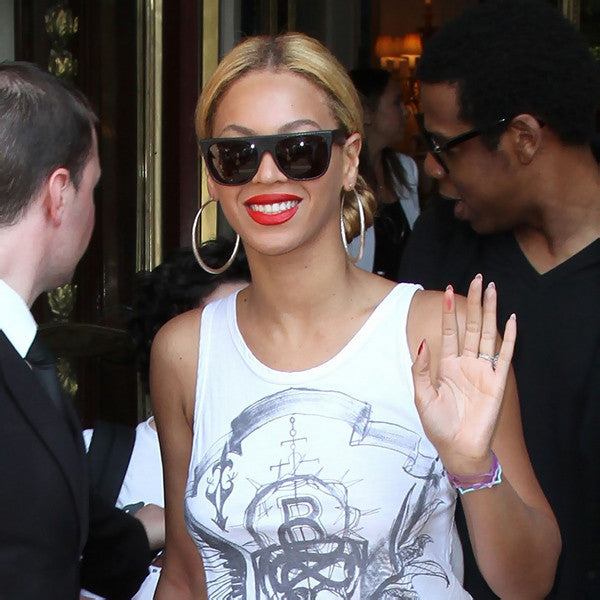 Beyonce Style Flat Top Celebrity Sunglasses