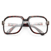 Harry 3 Oversized Square Clear Glasses