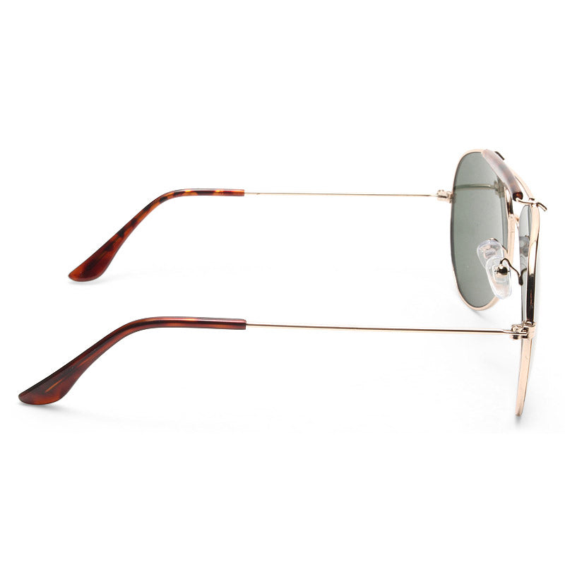 Vintage 58mm Solid Aviator Sunglasses