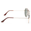 Val Kilmer Iceman Top Gun Style Solid Aviator Celebrity Sunglasses