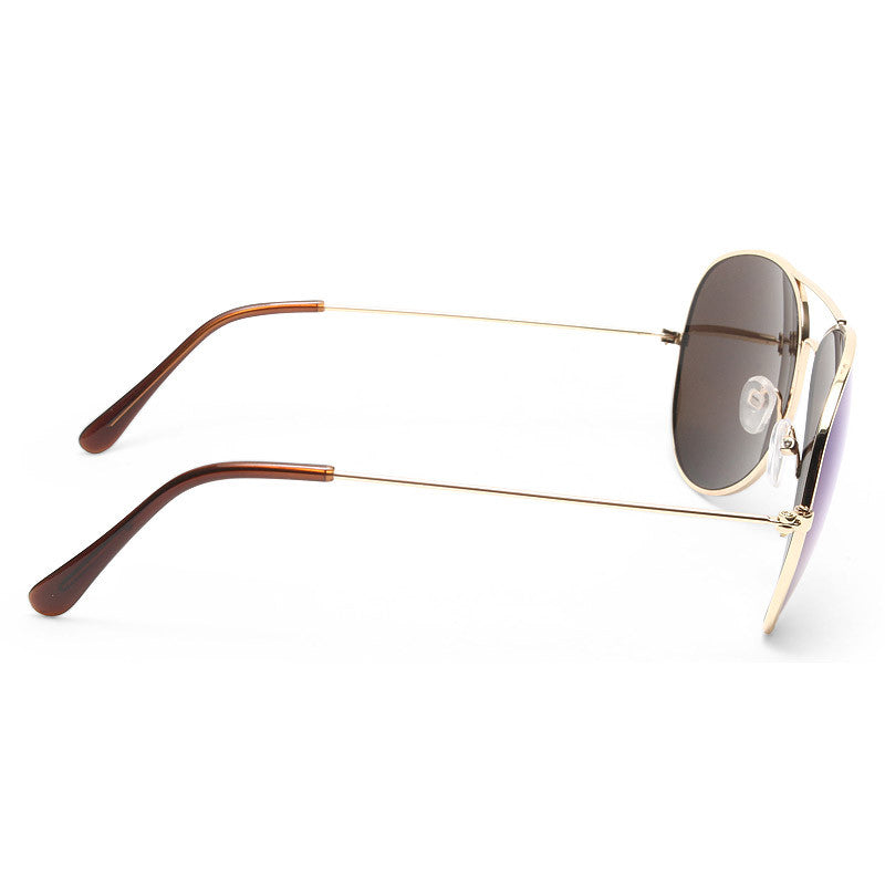 Classic 58mm Color Mirror Aviator Sunglasses