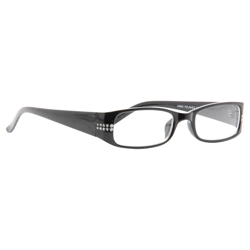 Middleburg Rhinestone Skinny Clear Glasses