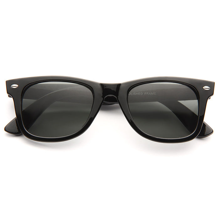 Mason Medium Solid Horn Rimmed Sunglasses