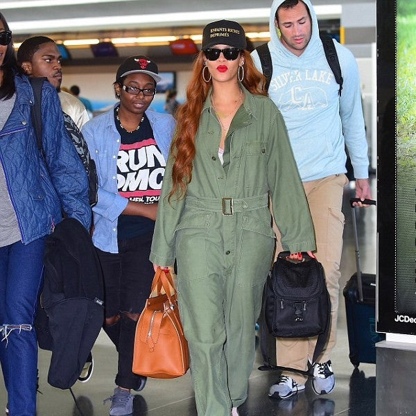 Rihanna Style Medium Solid Horn Rimmed Celebrity Sunglasses