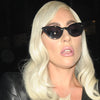 Lady Gaga Style Rhinestone Cat Eye Celebrity Sunglasses