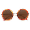 Gigi Hadid Style Thick Round Celebrity Sunglasses