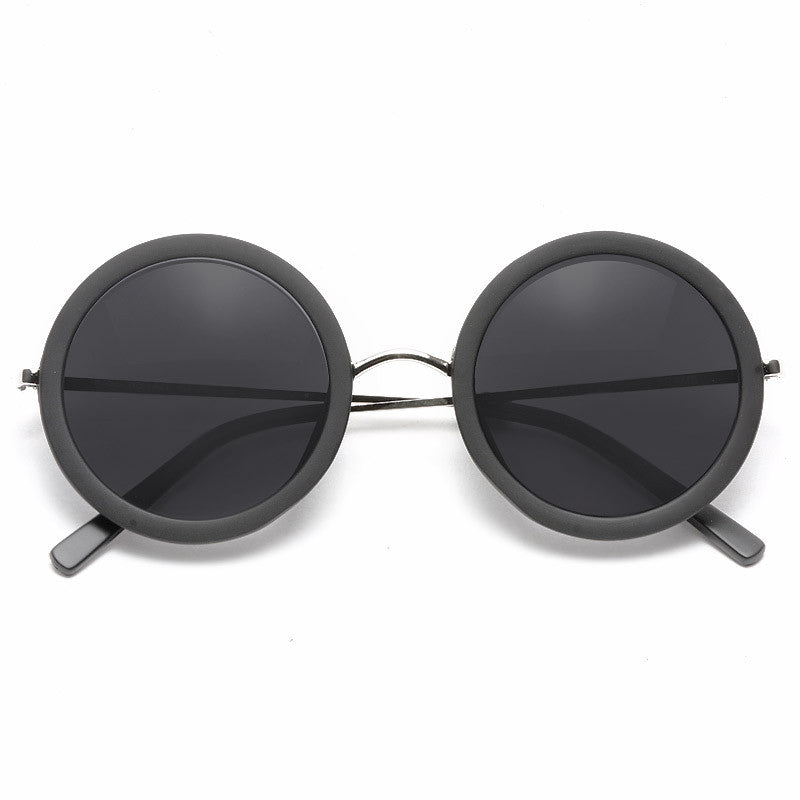 Ashley Olsen Style Oversized Thick Round Celebrity Sunglasses
