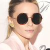 Ashley Olsen Style Oversized Thick Round Celebrity Sunglasses