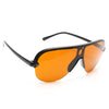 Freddie Rimless Blue Blocker Aviator Sunglasses