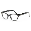 Ava Rhinestone Cat Eye Clear Glasses
