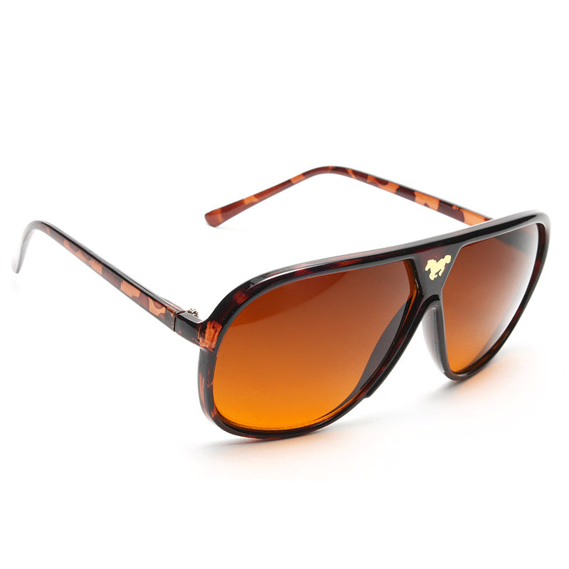 Stallion Retro Blue Blocker Aviator Sunglasses