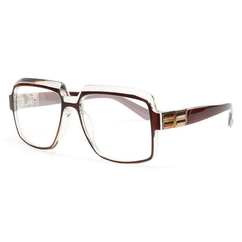 Harry 2 Oversized Unisex Squared Clear Glasses