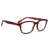 Mandy Unisex Clear Horn Rimmed Glasses