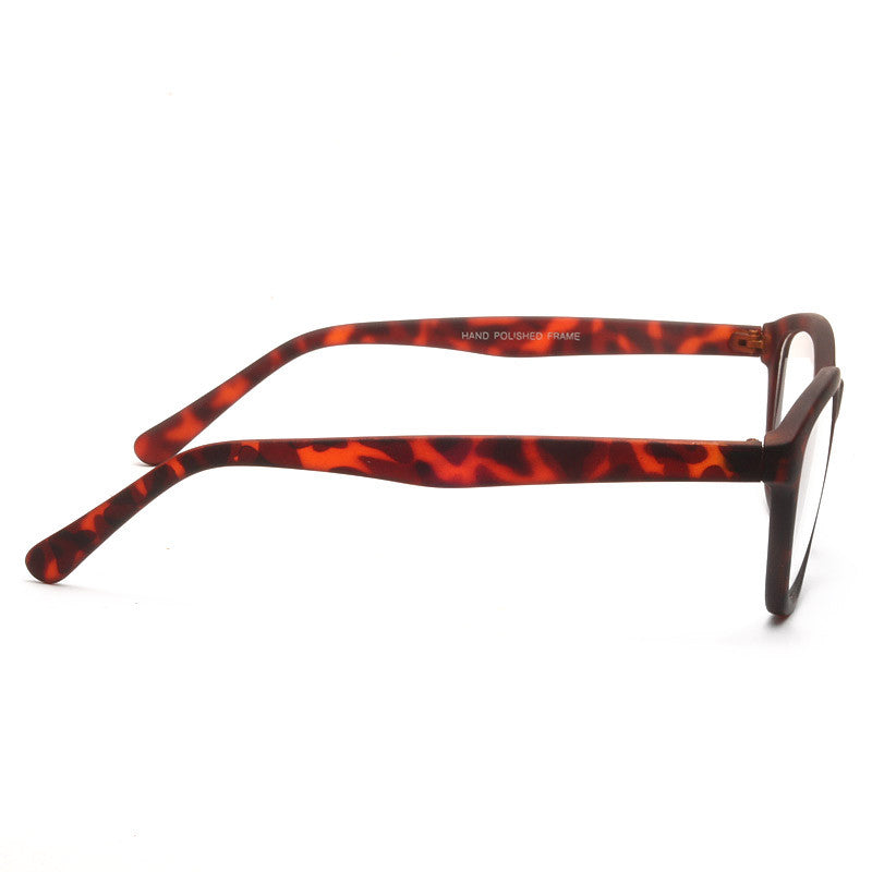Mandy Unisex Clear Horn Rimmed Glasses