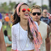 Alessandra Ambrosio Style Color Mirror Aviator Celebrity Sunglasses