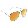 Classic 56mm Color Mirror Aviator Sunglasses