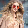Gigi Hadid Style 56Mm Color Mirror Aviator Celebrity Sunglasses