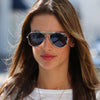 Alessandra Ambrosio Style Classic 56Mm Light Mirror Aviator Celebrity Sunglasses