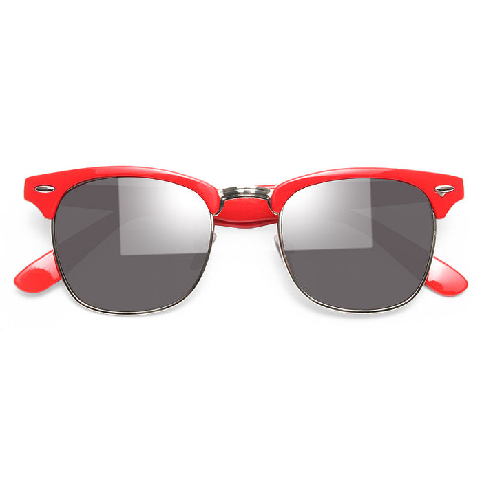 Peyton Colorful Half-Frame Sunglasses