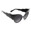 Zola Designer Inspired Oversized Mod Winged Sunglasses