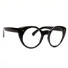 Mia Oversized Round Clear Glasses