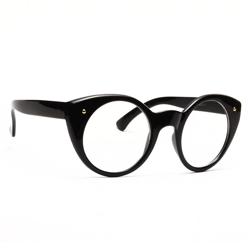 Mia Oversized Round Clear Frame Clear Glasses