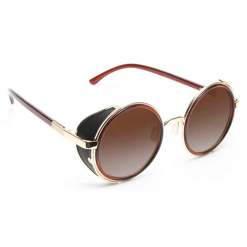 Ashley Benson Style Retro Round Side Cover Celebrity Sunglasses