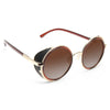 Ashley Benson Style Retro Round Side Cover Celebrity Sunglasses