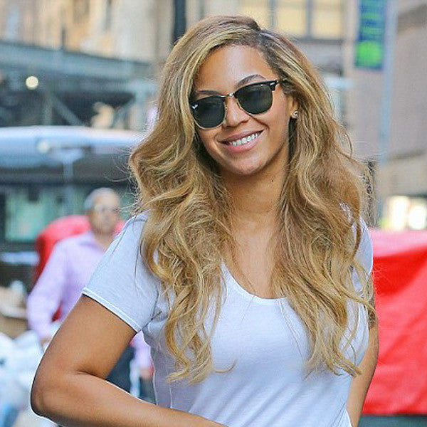 Beyonce Style Polarized Half Frame Celebrity Sunglasses