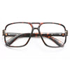 Marcelo Square Aviator Clear Glasses