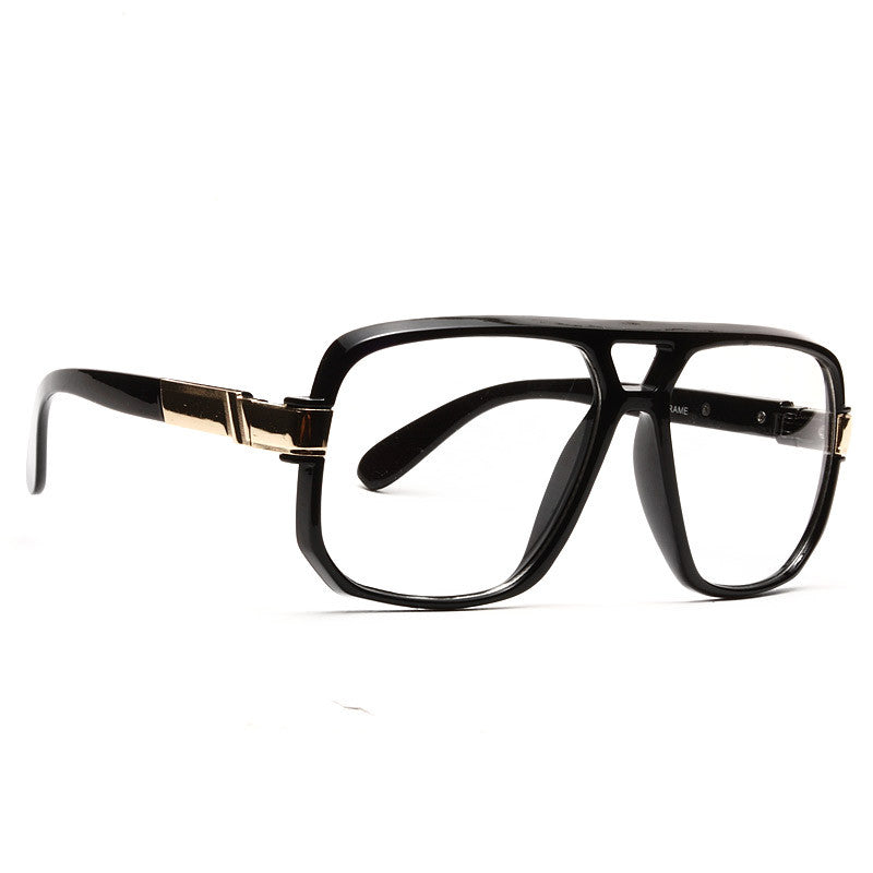 Marcelo Square Aviator Clear Glasses