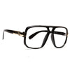 Marcelo Square Aviator Clear Glasses