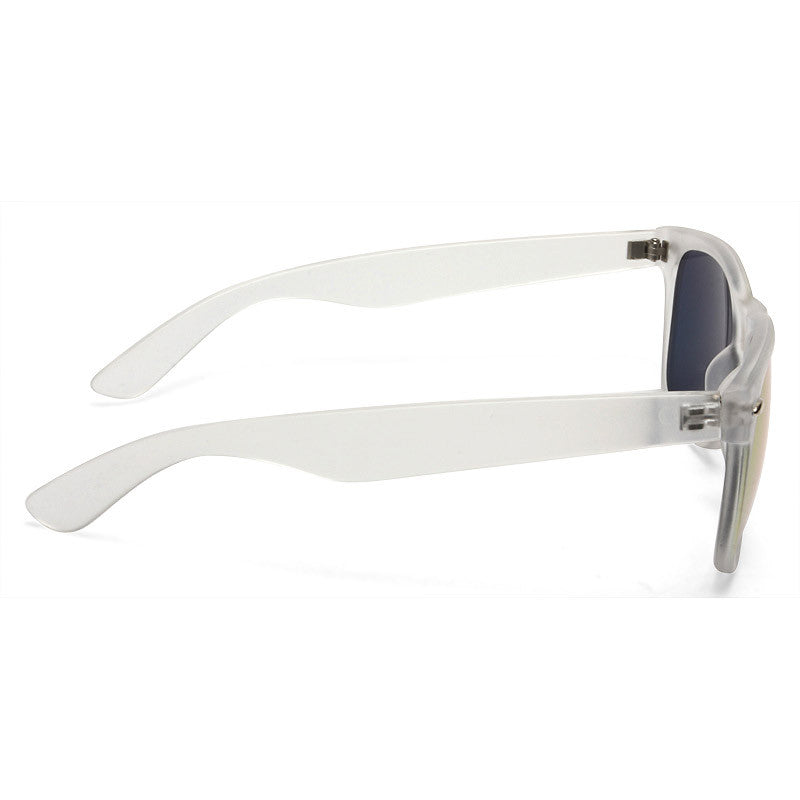Jude Large Frosted Horn Rimmed Sunglasses