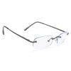 Sarah Palin Rimless Rectangular Clear Glasses