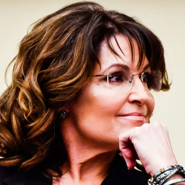 Sarah Palin Rimless Rectangular Clear Glasses