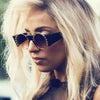 Lady Gaga Style Futuristic Flat Top Celebrity Sunglasses