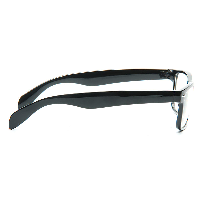 Norfolk Unisex Skinny Clear Horn Rimmed Glasses
